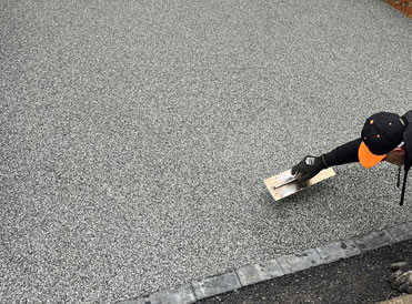 Business parking resin surfacing